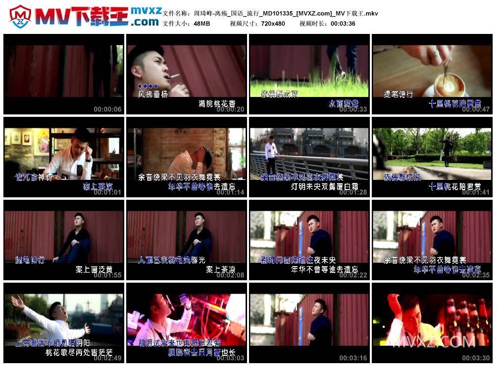 周琦峰-离殇_国语_流行_MD101335